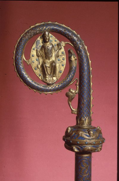 Cayado de un Obispo de Crusader Period